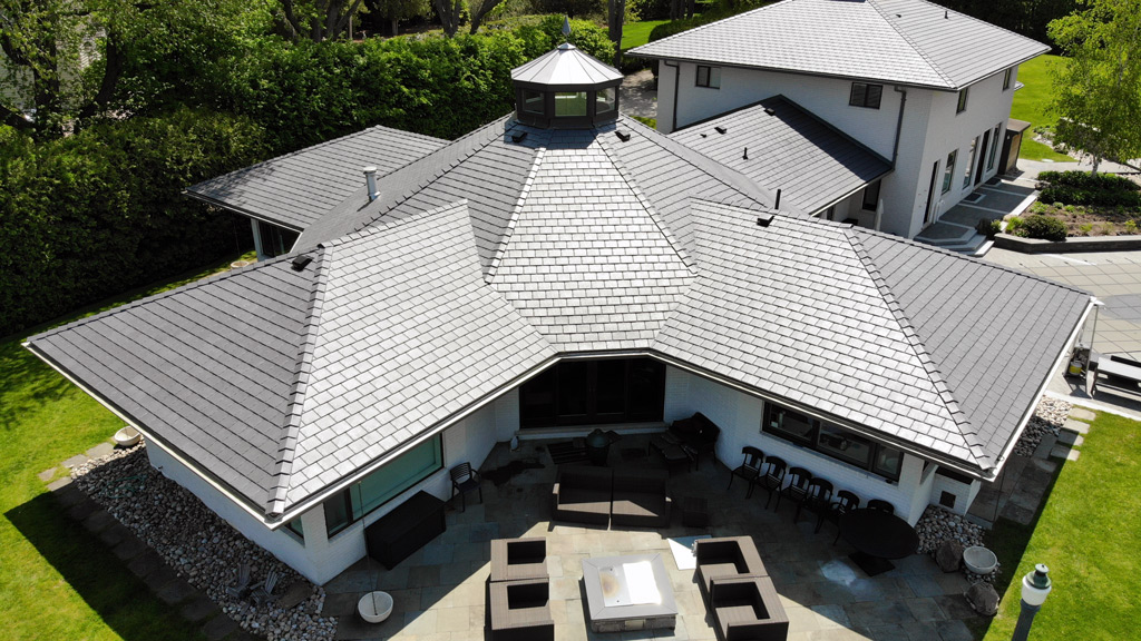 Polysand Synthetic  Slate roofing tile
